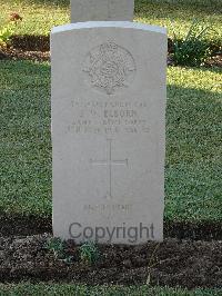 Salonika (Lembet Road) Military Cemetery - Elborn, S W